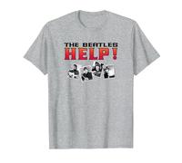 The Beatles - Help! T-Shirt, Men, Heather Grey, Large