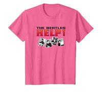 The Beatles - Help! T-Shirt, Youth, Pink Heather, X-Small