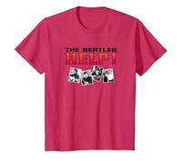 The Beatles - Help! T-Shirt, Youth, Red Heather, 3T