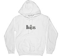 The Beatles Hoodie Let it Be 3 Savile Row Official Mens White Pullover S