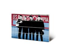 The Beatles In Paris Plaque in Baby Blue The Beatles Baby Blue