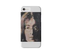 The Beatles John Lennon White Silicone Black iPhone Case for iPhone XR Gifts Merch
