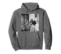 The Beatles John Lennon Yoko Ono Anti-War Bed-In 1969 Pullover Hoodie