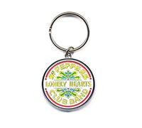 The Beatles Keyring Keychain Sgt Pepper Lonely Hearts band logo Official One Size
