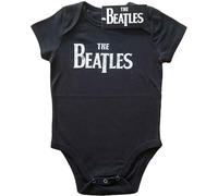 The Beatles Kids Baby Grow: Drop T Logo - 3 - 6 Months - Black