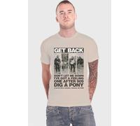 The Beatles Let it Be Rooftop Panels T-Shirt in White | Size: 2XL The Beatles White 2XL