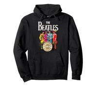 The Beatles - Lonely Hearts Sergeant Hoodie Pullover Hoodie, Adult Unisex, Black, Large