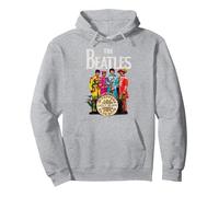 The Beatles - Lonely Hearts Sergeant Hoodie Pullover Hoodie, Adult Unisex, Heather Grey, Medium