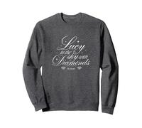 The Beatles - Lucy In The Sky With Diamonds Sweatshirt, Adult Unisex, Dark Heather Grey, Medium
