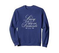 The Beatles - Lucy In The Sky With Diamonds Sweatshirt, Adult Unisex, Navy Blue, Small