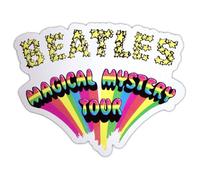 The Beatles Magical Mystery Tour Logo Embossed Fridge Magnet One Size