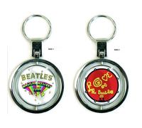 The Beatles Magical Mystery Tour Spinner Keyring in Silver The Beatles Silver One Size