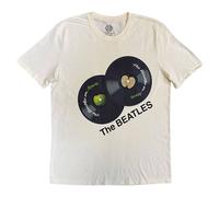 The Beatles Men's Beatles On Apple Back Print T-Shirt in Natural | Size: Large The Beatles Natural L