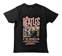 The Beatles Men's Cavern Cotton T-Shirt in Black | Size: Medium The Beatles Black M
