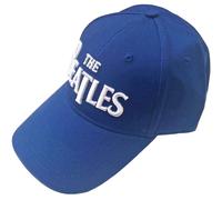 The Beatles Men's Drop T Logo Baseball Cap in Mid Navy The Beatles Mid Navy One Size