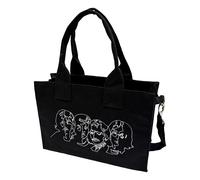 The Beatles Men's Faces Cotton Tote Bag in Black The Beatles Black One Size