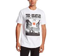 The Beatles Men's Live At The Budokan Short Sleeve T-Shirt, White, X-Large
