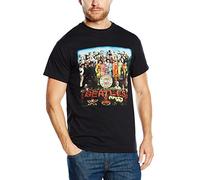 The Beatles Men's SGT Pepper T-Shirt, Black, Medium