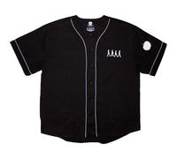 The Beatles Men's Walking Baseball Jersey in Black | Size: Medium The Beatles Black M
