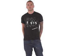 The Beatles Men's White Album Tracks (Back Print) T-Shirt, Black (Black Black), XX (Size:XX-Large)