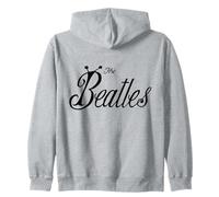The Beatles Official Bug Logo Rock n Roll Pop Music Band Zip Hoodie