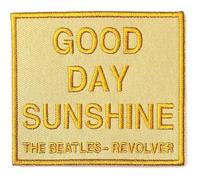 The Beatles Patch Good Day Sunshine Revolver Official Yellow embroidered Iron on One Size