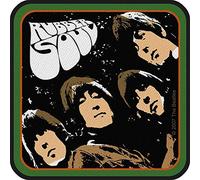 The Beatles Patch Rubber Soul Album Band Logo Official Woven Iron 10x10 cm One Size