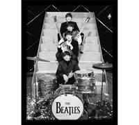 The Beatles Photoshoot Framed Poster in Black The Beatles Black