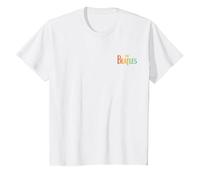 The Beatles - Rainbow Song Titles Collage T-Shirt, Youth, White, 2T