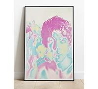The Beatles - Rare Psychedelic Paul McCartney Print : A Huge 36"x24" Poster Print Similar (Slightly Larger) to A1 Size : Vintage Retro Reproduction