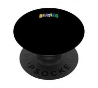 The Beatles -Retro Color Block Logo Design PopSockets Adhesive PopGrip
