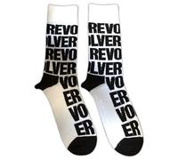 The Beatles Revolver Text Repeat Ankle Socks