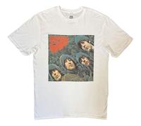 The Beatles Rubber Soul Album Cover T Shirt XL White