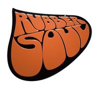 The Beatles Rubber Soul Logo Fridge Magnet in Black The Beatles Black