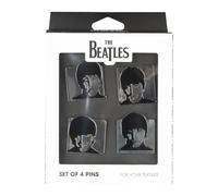Grupo Erik Set Of 4 Pins - The Beatles Merchandise Official | Enamel Pins, Cute Pin Badges | The Beatles Gifts Under 15 Pounds, Music Gifts For Men