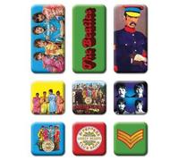 The Beatles Sgt Pepper 9pce Fridge Magnet Set