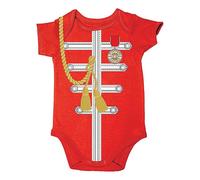 The Beatles Sgt Pepper Design Red Baby Bodysuit Red