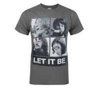 The Beatles Short Sleeved T-Shirt | Mens Charcoal | Official Merch