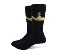 The Beatles Socks Yellow Submarine Band Logo Official Unisex Navy UK SIZE 7-11 One Size