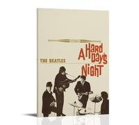 The Beatles Star Fan Art Group Picture Poster Decorative Painting Canvas Wall Art Living Room Poster Bedroom Painting 12 x 18 Inch (30 x 45 cm)