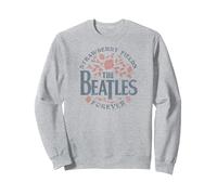 The Beatles - Strawberry Fields Forever Sweatshirt, Adult Unisex, Heather Grey, Medium