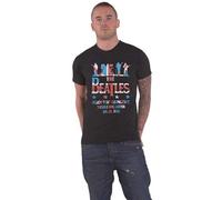 The Beatles T Shirt Drop T Saville Row Rooftop Flag Official Unisex Black M