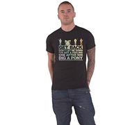 The Beatles T Shirt Let it Be Get Back Gradient Official Black M