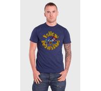 The Beatles T Shirt Yellow Submarine Baddies Logo new Official Mens Navy Blue