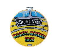 The Beatles - The Beatles Cross-Stitch Hoop Kits: Magical Mystery Tour Bus - The Beatles Crafting Kits by Eaglemoss Collections