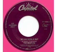 THE BEATLES - THE BEATLES, we can work it out, B side day tripper, X-6293, 7 inch single, mono