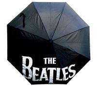 The Beatles Umbrella Drop T Band Logo With Retractable Fitting Official Black Einheitsgröße