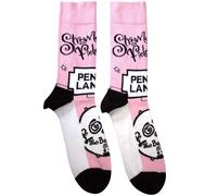 The Beatles Unisex Ankle Socks Strawberry Fields/Penny Lane Pink (UK Size 7-11)