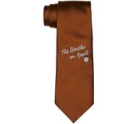 The Beatles Unisex On Apple Neck Tie, Brown, One Size