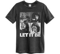 The Beatles Unisex T-Shirt Let It Be Vintage Charcoal (XL)